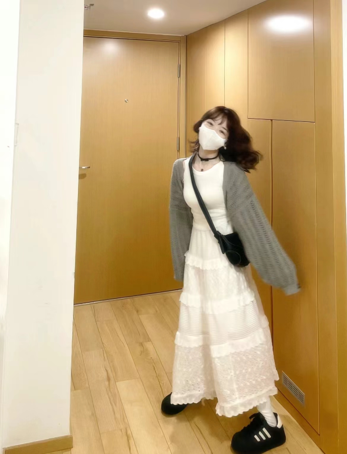 原創2024早春多巴胺搭配一整套小香風韓劇鹽系輕熟兩件套裝女
