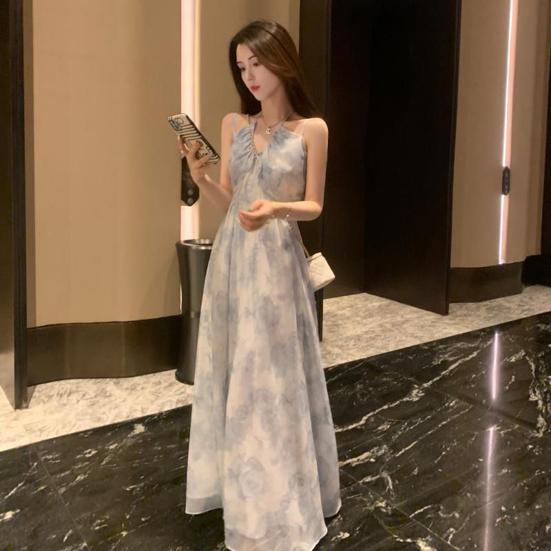 連衣裙2024夏季新款氣質時尚高級感簡約法式小眾裙子