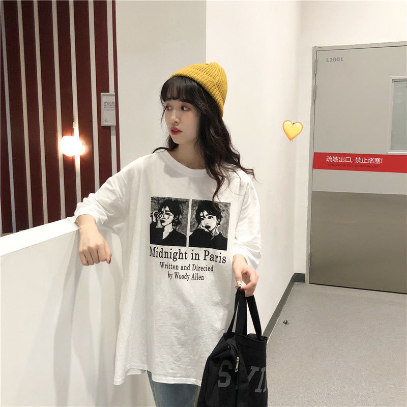 短袖t恤學生韓版寬鬆原宿風大碼女裝T恤打底衫上衣