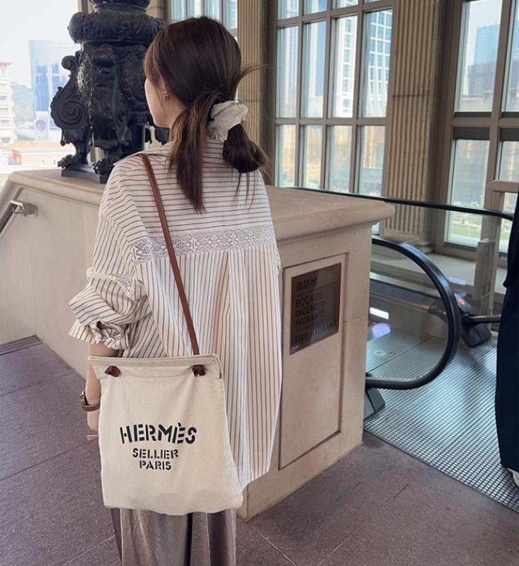 羅女士__襯衫控的審美積累 法式浪漫vibe 白色寬鬆顯瘦百搭襯衣春