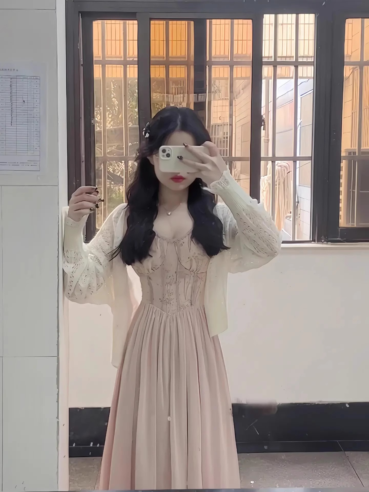 法式小香風吊帶連衣裙套裝女春季高級感顯瘦氣質生日小禮裙兩件套
