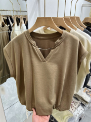 純棉後包條200克精梳緊密 新款無袖t恤女背心有內里 天貓質量