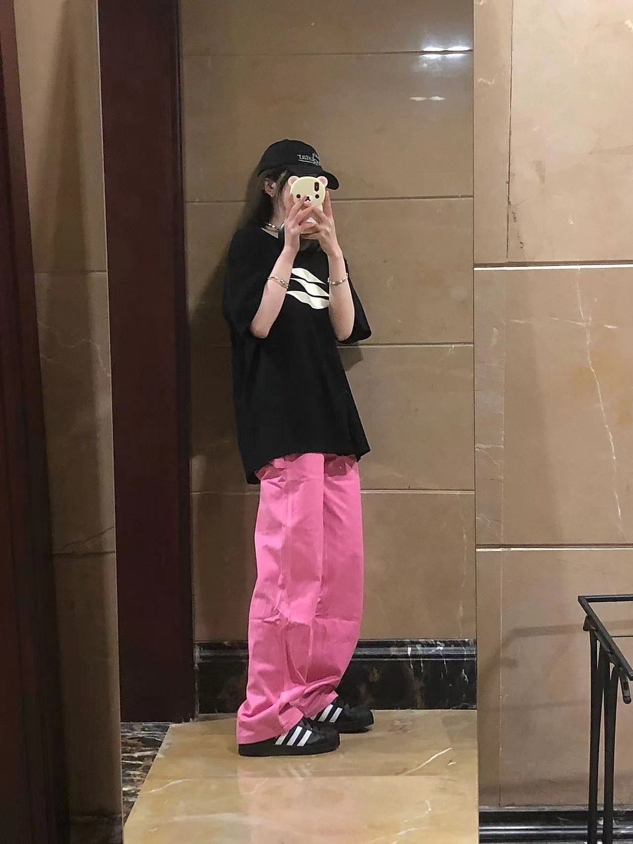 高質量純棉220克精梳緊密手感好直播品質前印花短袖t恤女