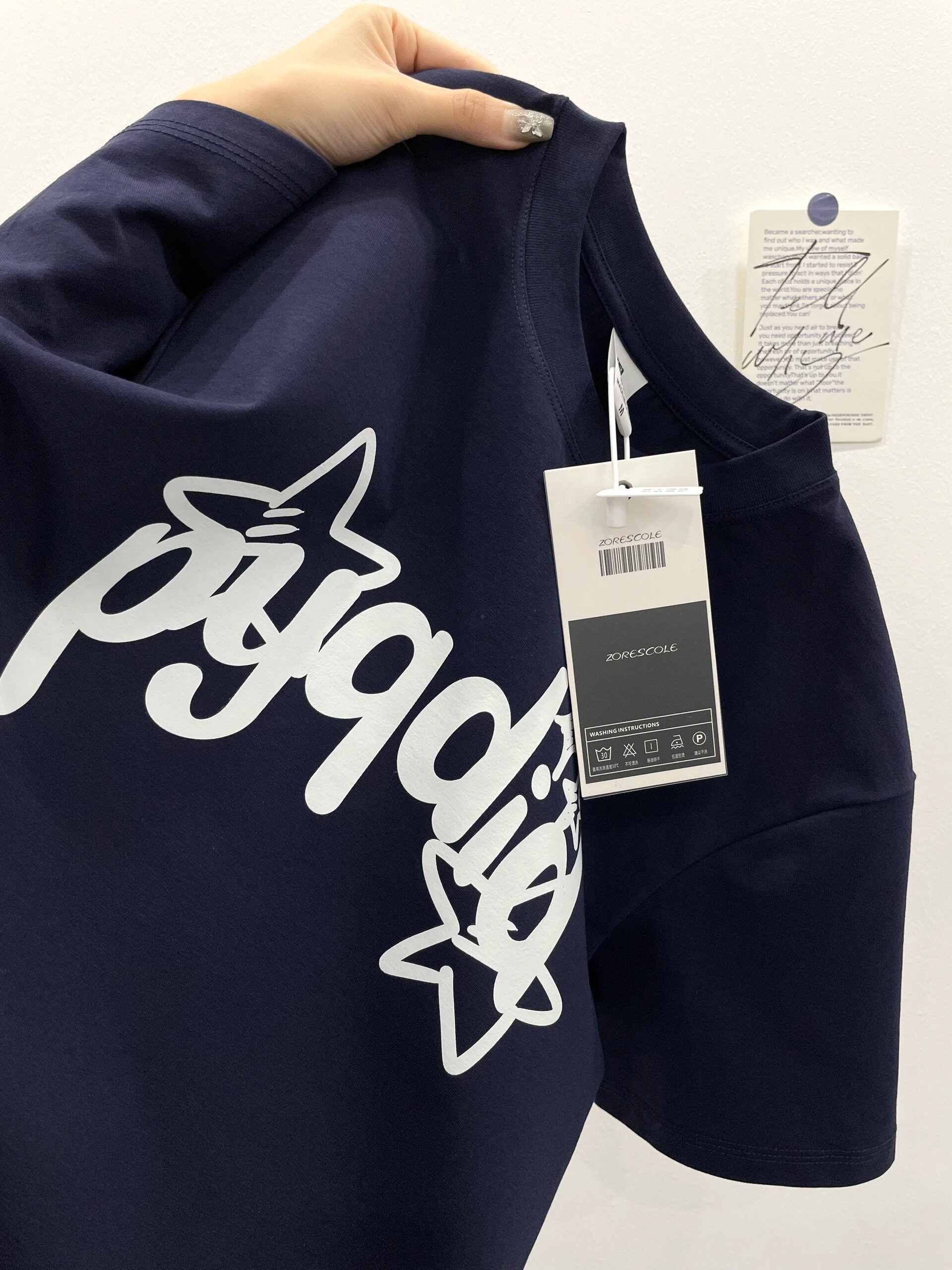 高品質純棉200克精梳緊密100%棉直播同品前後印花寬鬆短袖t恤