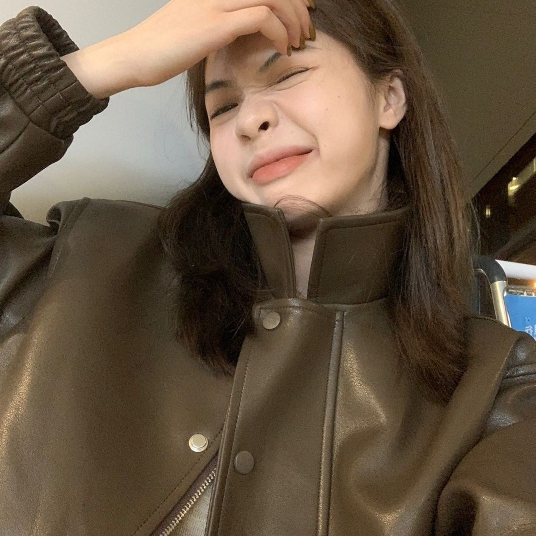 女皮夾克皮衣外套復古兩色春秋款女外套機車服小眾港味