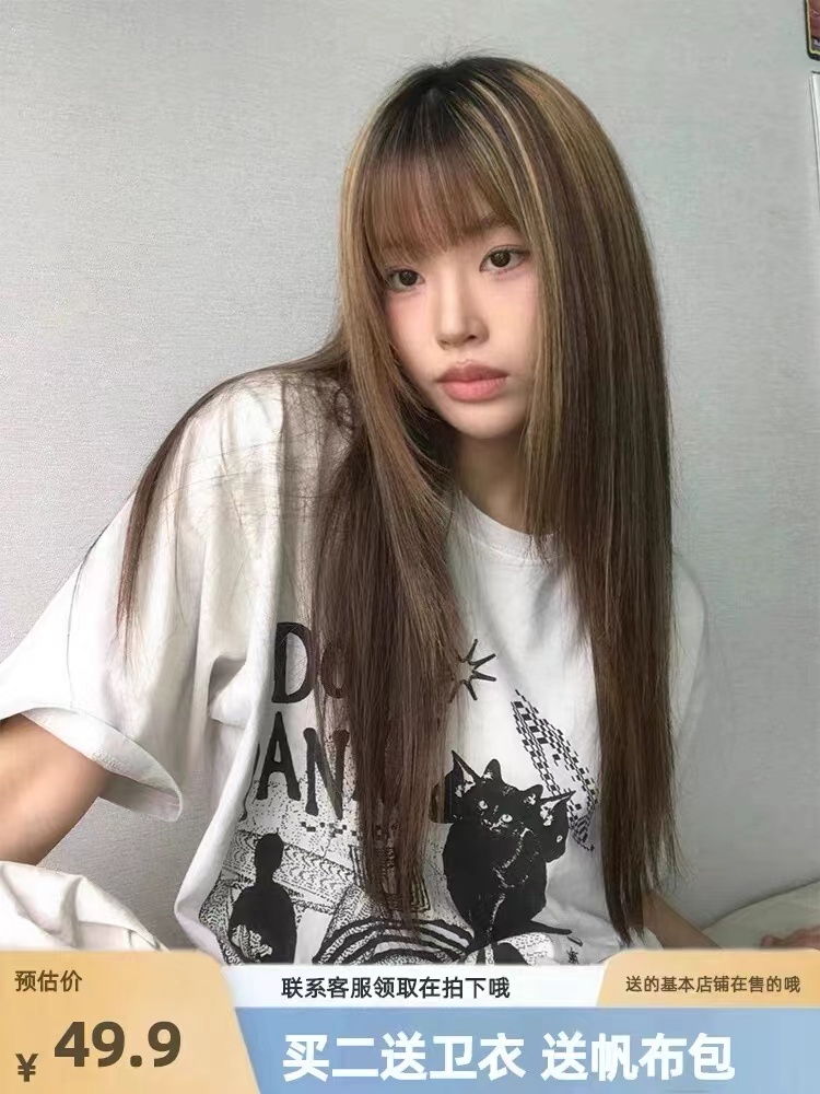 晚睡/驚慌小貓咪嘻哈設計感夏季寬鬆百搭純棉T恤正肩短袖情侶街頭