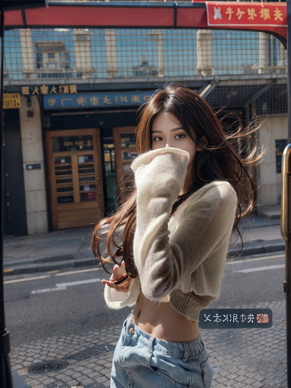 kumikumi hot girl style long-sleeved sun protection knitted blouse women's spring thin slim short crop top trendy