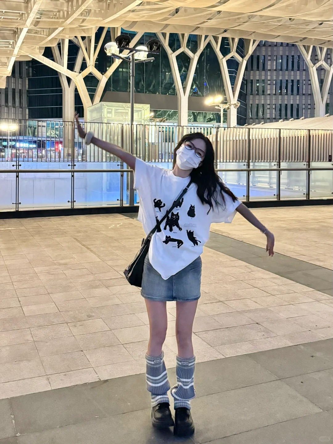 純棉正肩休閒短袖T恤女2024早春夏新款慵懶風寬鬆半袖重磅上衣服