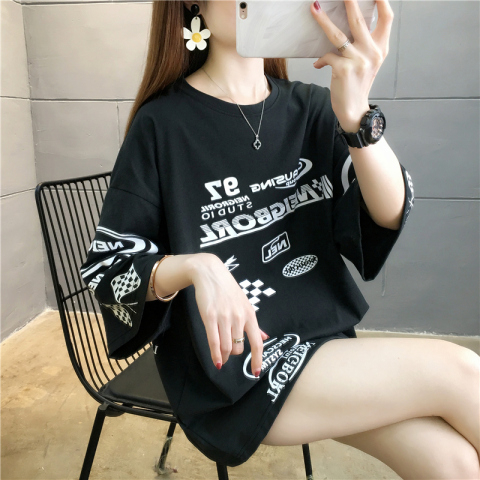 首發實拍6535棉包領好質量 閨蜜裝排球服運動短袖T恤女