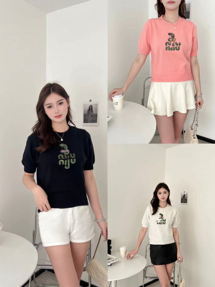 春夏搭小西裝的打底衫女設計感小眾半高領薄款半袖針織上衣服T恤