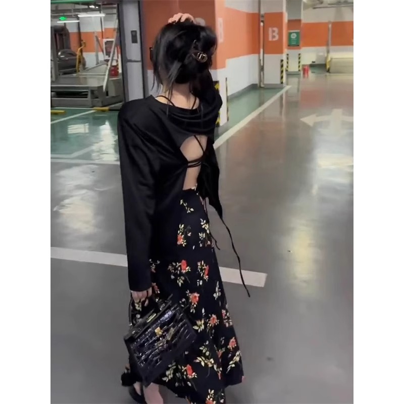 夏季2024新款碎花半身裙女