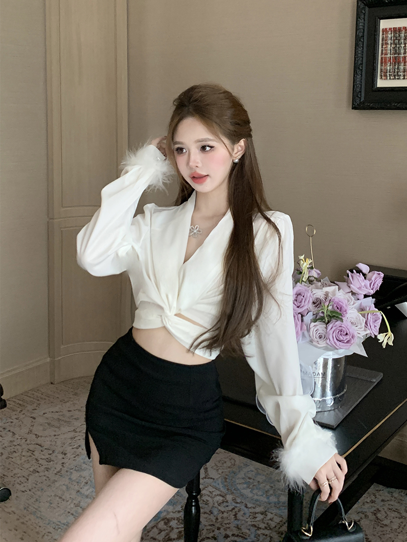 實拍 氣質女神范超好看小香風法式減齡設計感超好看裝春裝新款女