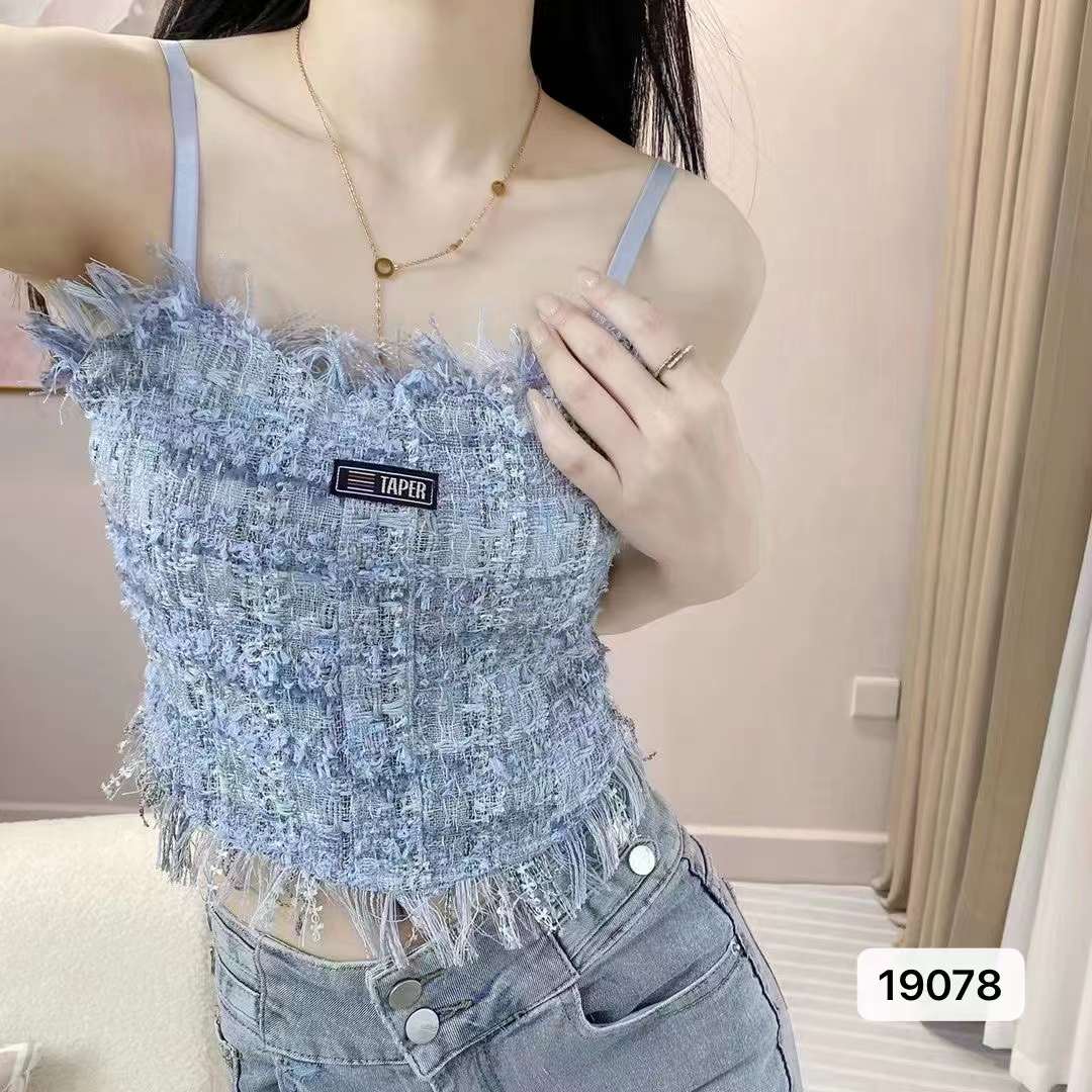 設計感流蘇小香風復古氣質流蘇吊帶背心女外穿甜辣妹修身