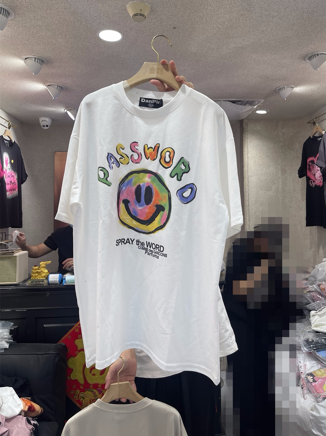 220克/精梳純棉後包領有縫邊S-XXXL夏裝短袖T恤女