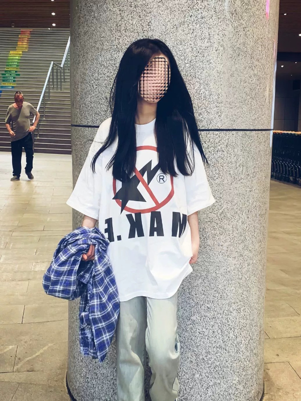 美式洋氣短袖t恤女學生夏印花寬鬆學院風百搭上衣ins潮