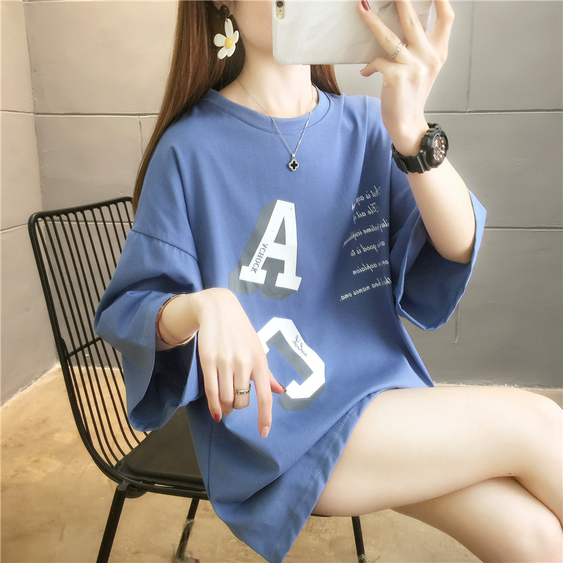 首發實拍63%棉37%滌包領好質量短袖T恤女2024新款小個子