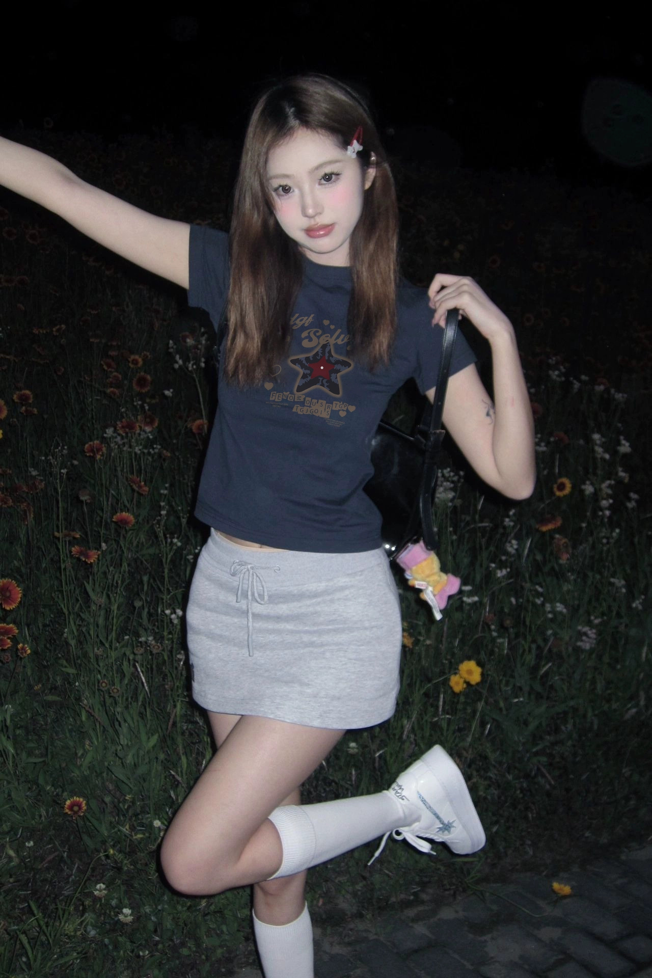 -92棉/8氨綸40支210g純棉 修身短款T恤女短袖