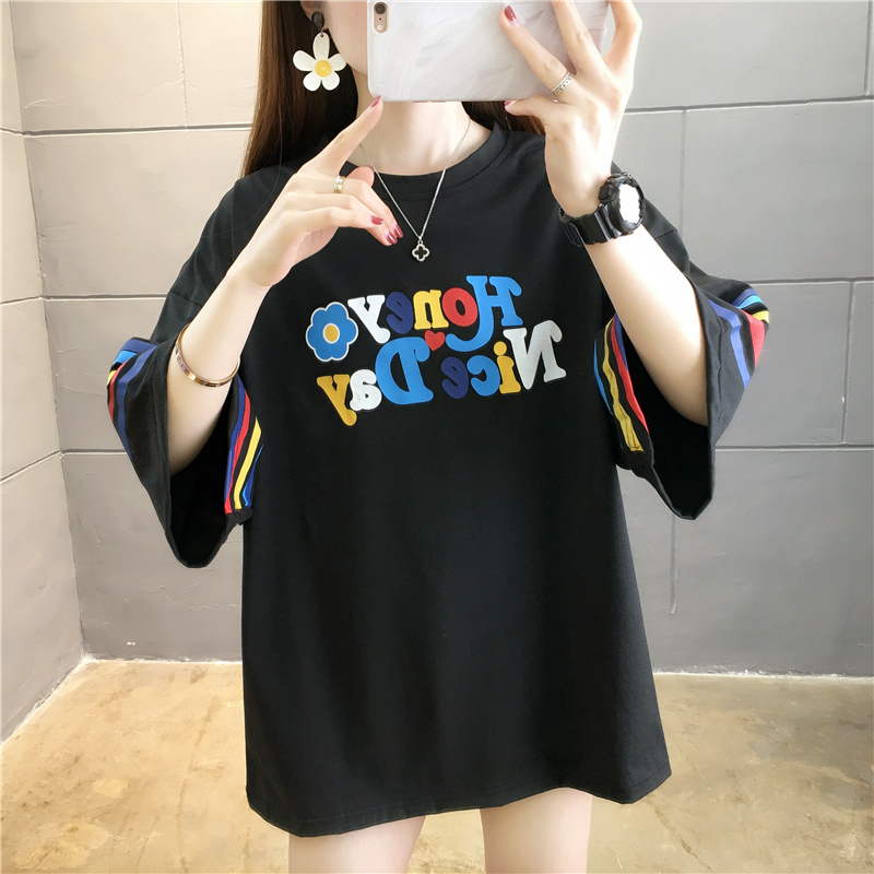 首發實拍6535棉包領好質量 閨蜜裝排球服運動短袖T恤女