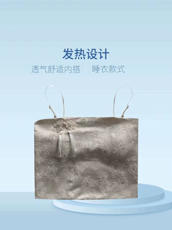 今年流行甜辣妹吊帶背心女秋季設計感帶胸墊少女內搭美背打底上衣