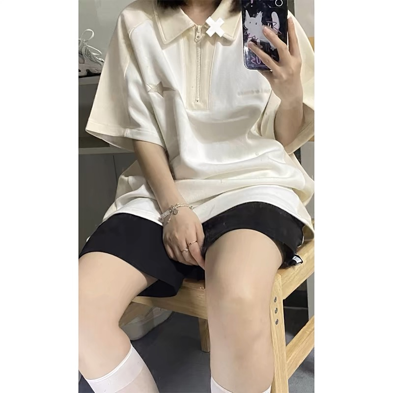 純棉200克精梳緊密賽絡紡短袖t恤女