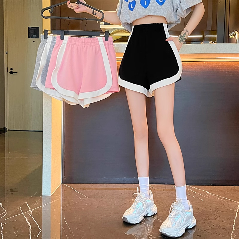 首發實拍夏季新款別致寬鬆休閒顯瘦闊腿百搭短褲女