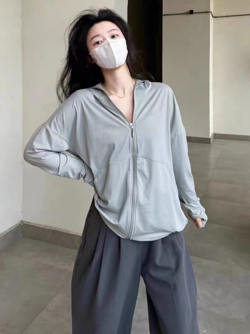 韓國新款夏防曬衣女夏高級原紗防曬服防紫外線透氣皮膚衣時尚外套