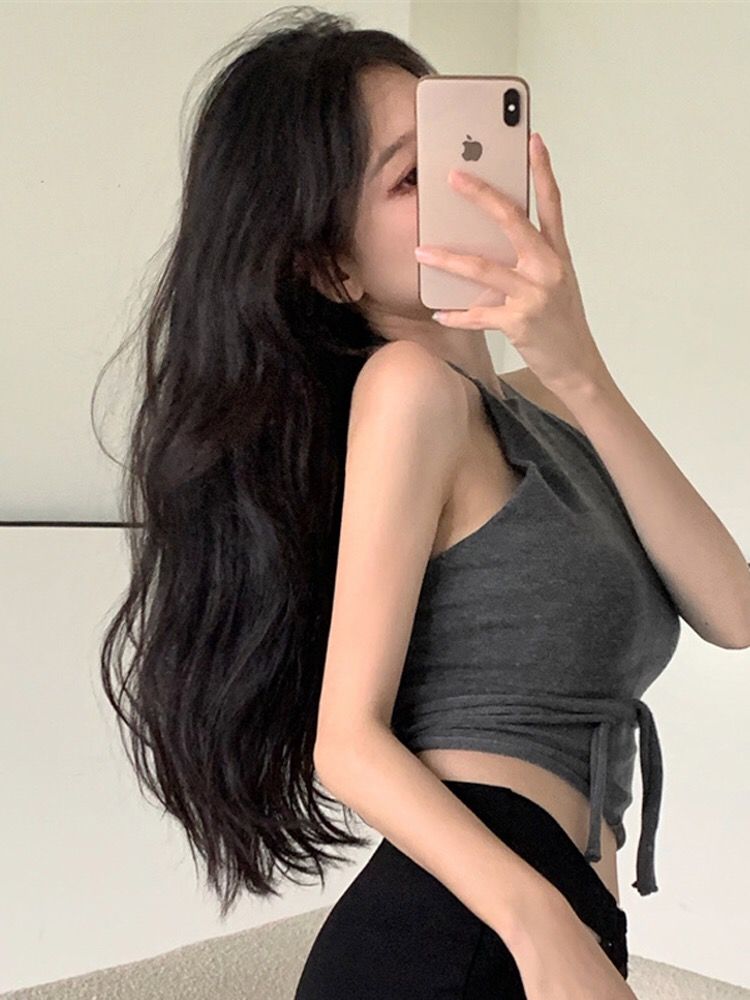 吊帶背心女夏季復古修身顯瘦內搭辣妹純欲風性感針織上衣短款女裝