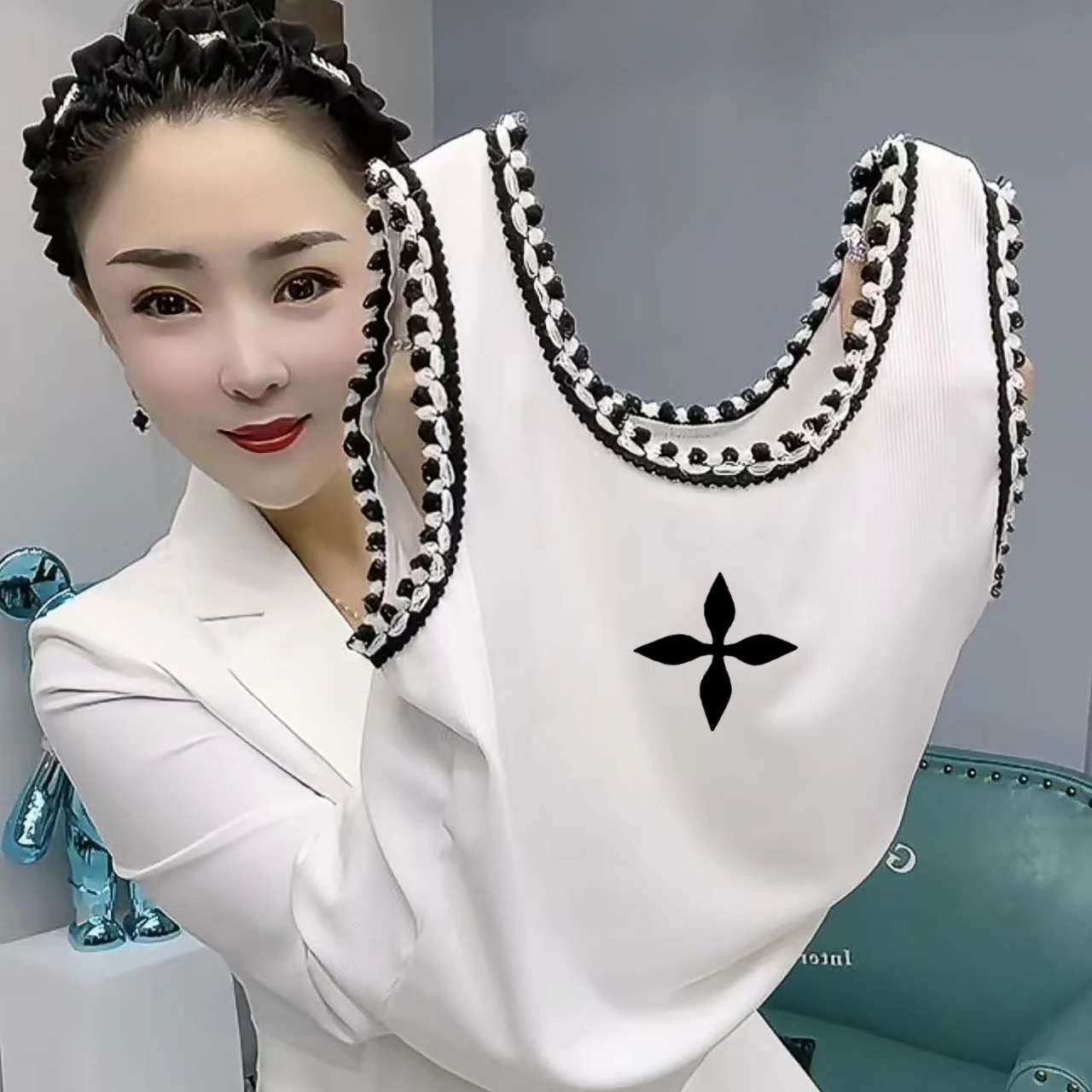 首發莫代爾92%粘膠纖維+8氨綸夏季新款小香風吊帶背心