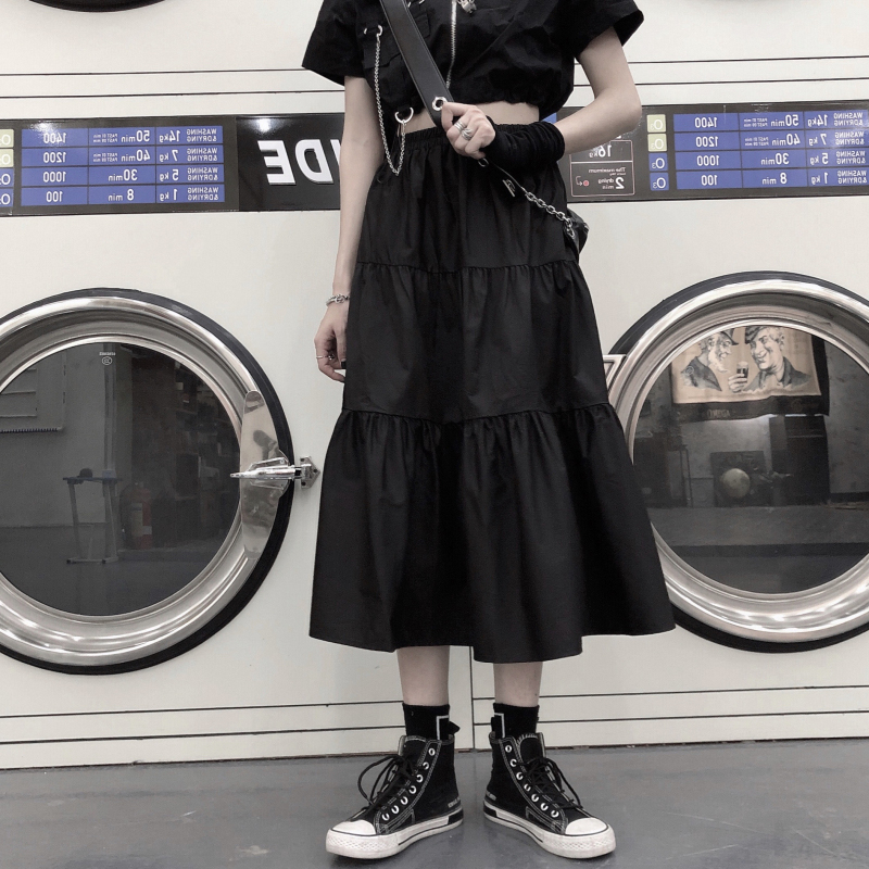 夏季2024新款堆積半身裙女