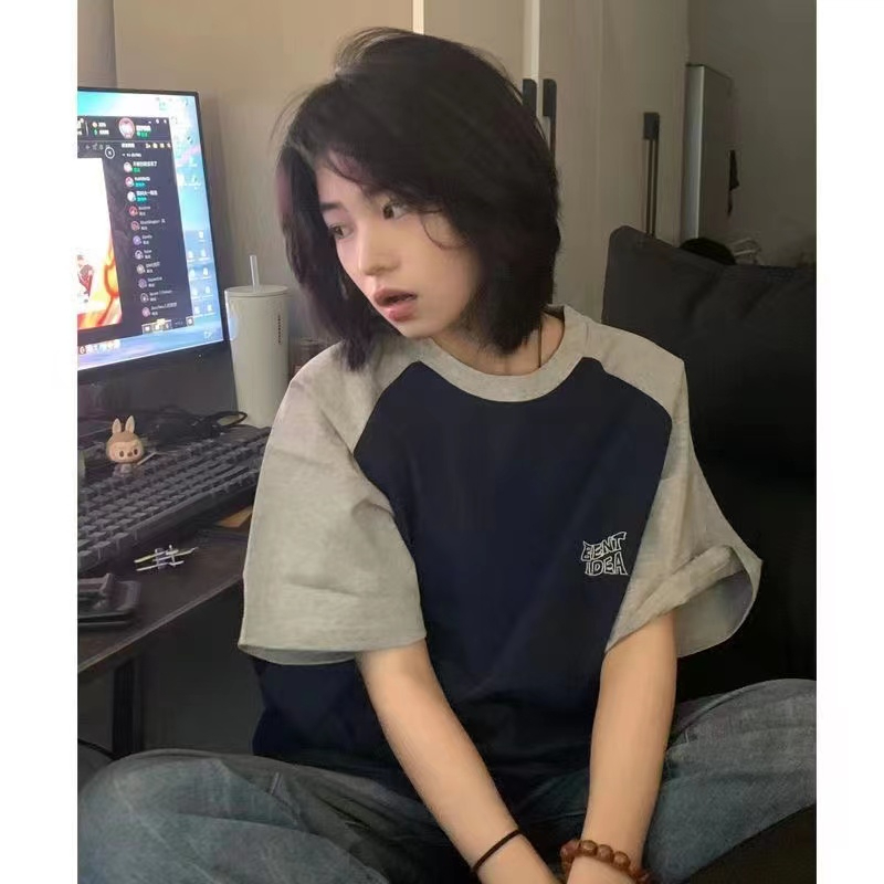 原版做工 刺繡純棉200克精梳緊密賽絡紡短袖t恤女