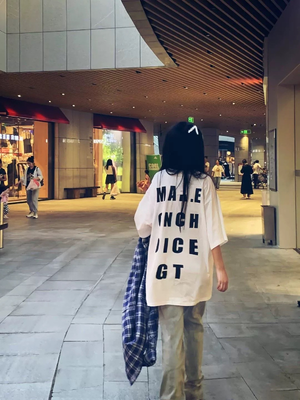 美式洋氣短袖t恤女學生夏印花寬鬆學院風百搭上衣ins潮