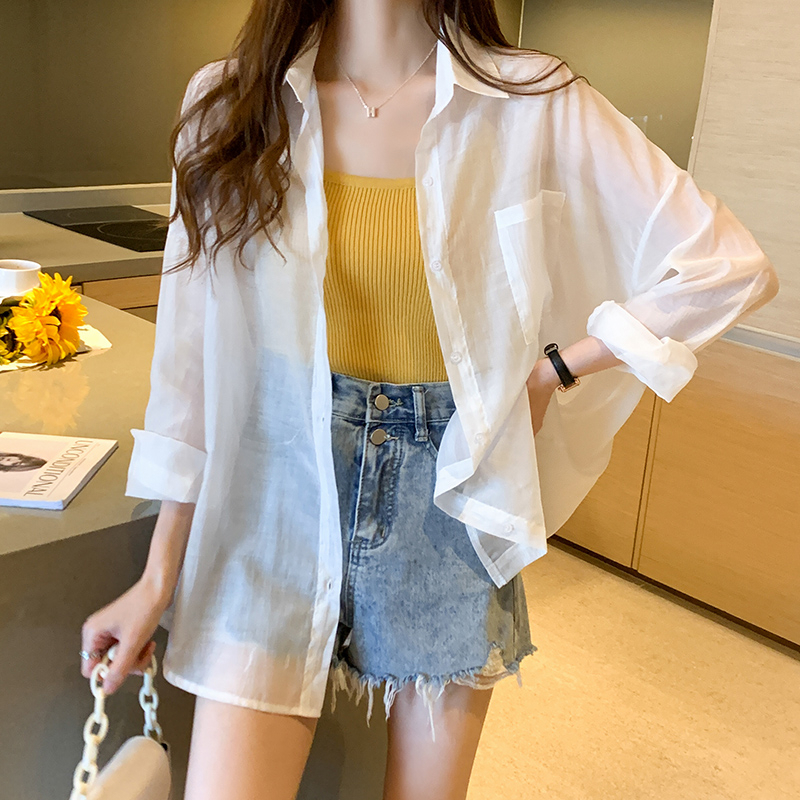 Ice silk sun protection shirt, women's shawl, summer large size outdoor breathable and versatile sun protection clothing cardigan thin jacket
