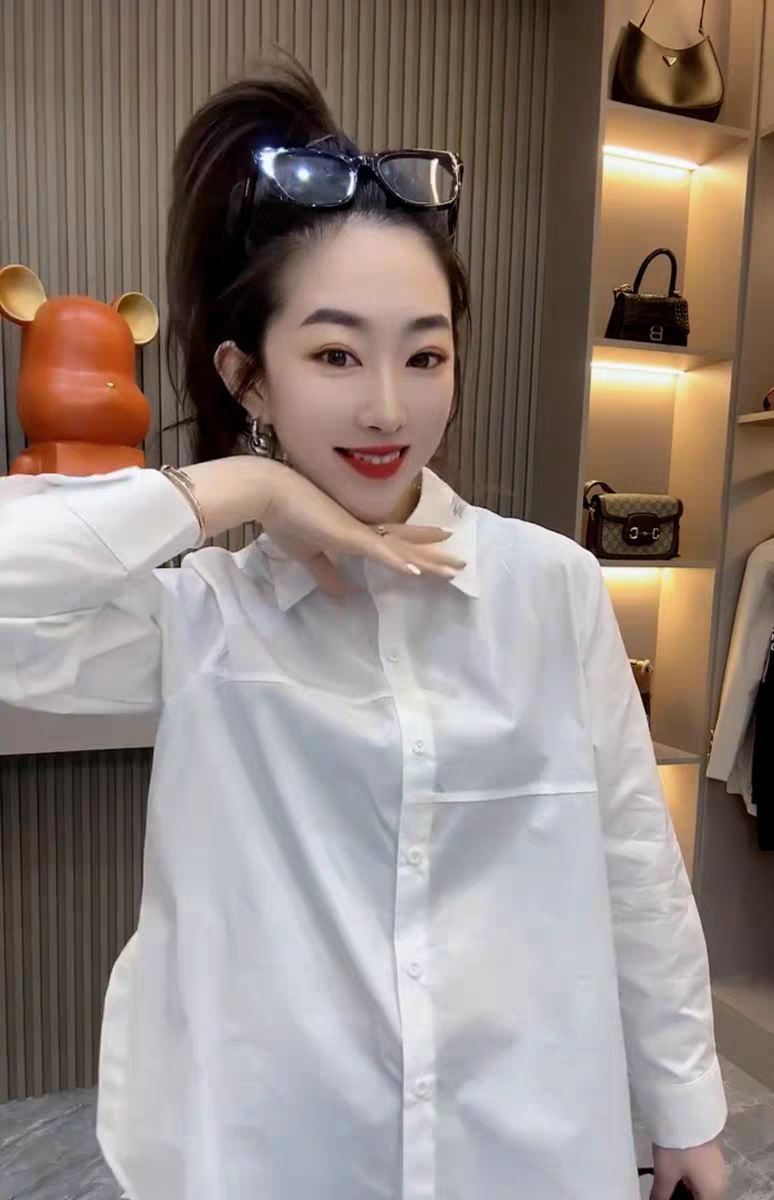 氣質白襯衫女休閒打底寬鬆慵懶長袖春新款設計感小眾上衣疊穿襯衣