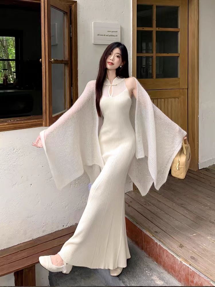 白月光慵懶風披肩開衫女高個子慵懶風披肩開衫