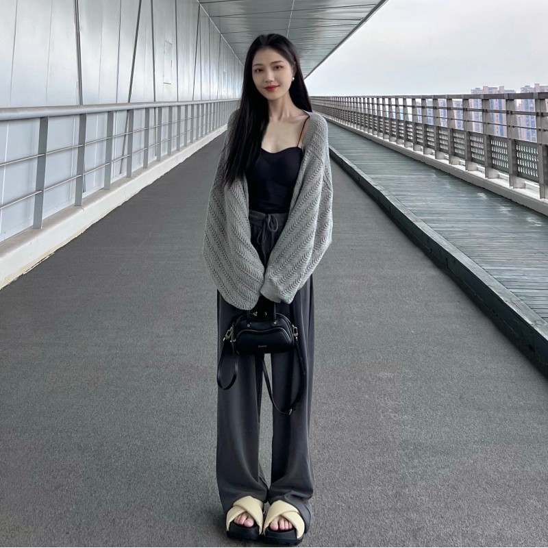 薄款針織罩衫女夏季鏤空寬鬆慵懶風配吊帶裙子防曬披肩外套短上衣
