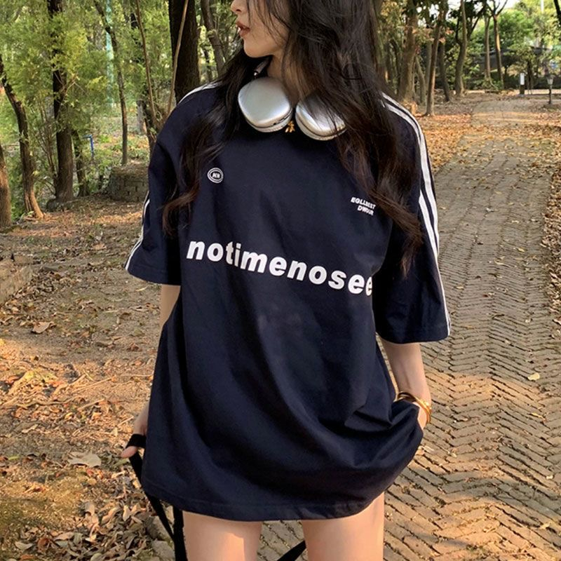 原版做工  純棉200克後包領包肩短袖女