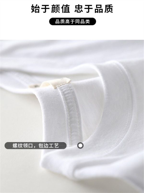 隨便吧我只想睡覺t恤女短袖夏季白色純棉寬鬆設計感小眾長袖上衣