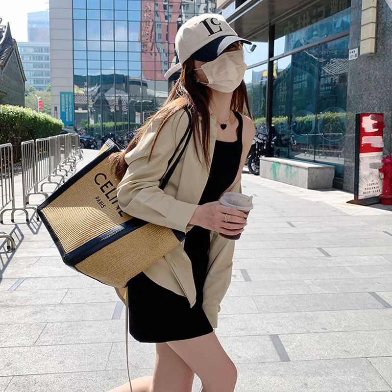 韓版條紋針織連衣裙女春季新款修身顯瘦中長款內搭吊帶裙打底裙子