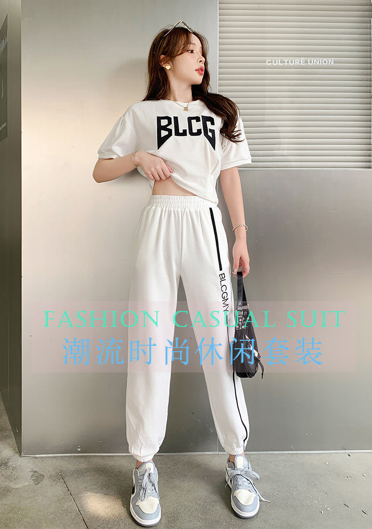 Original workman women's summer 2024 new casual temperament goddess model Internet celebrity bombing street fashion age-reducing two-piece set