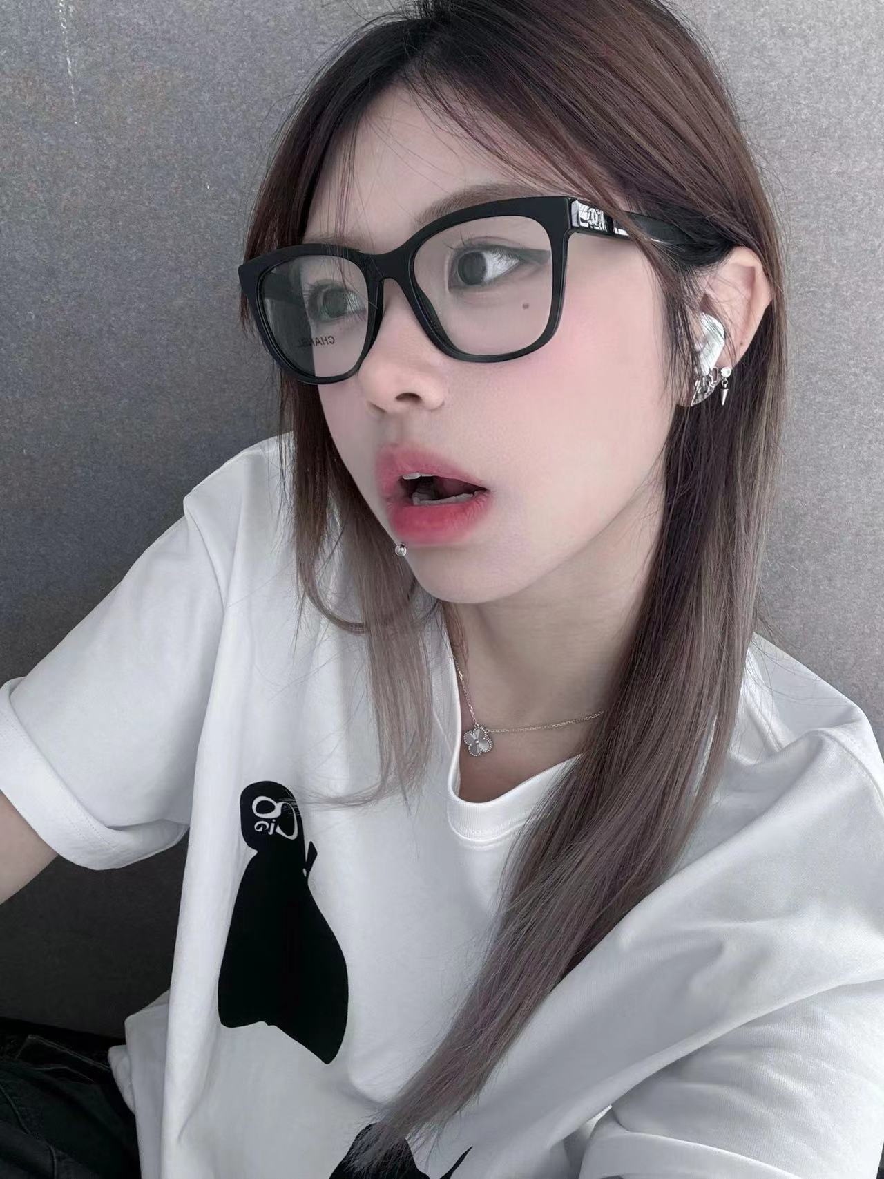 高質量純棉220克精梳緊密手感好直播品質前印花短袖t恤女