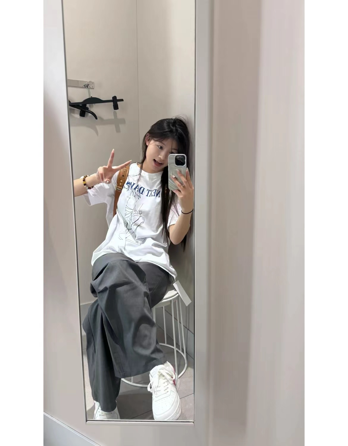 高質量純棉220克精梳緊密手感好直播品質前印花短袖t恤女