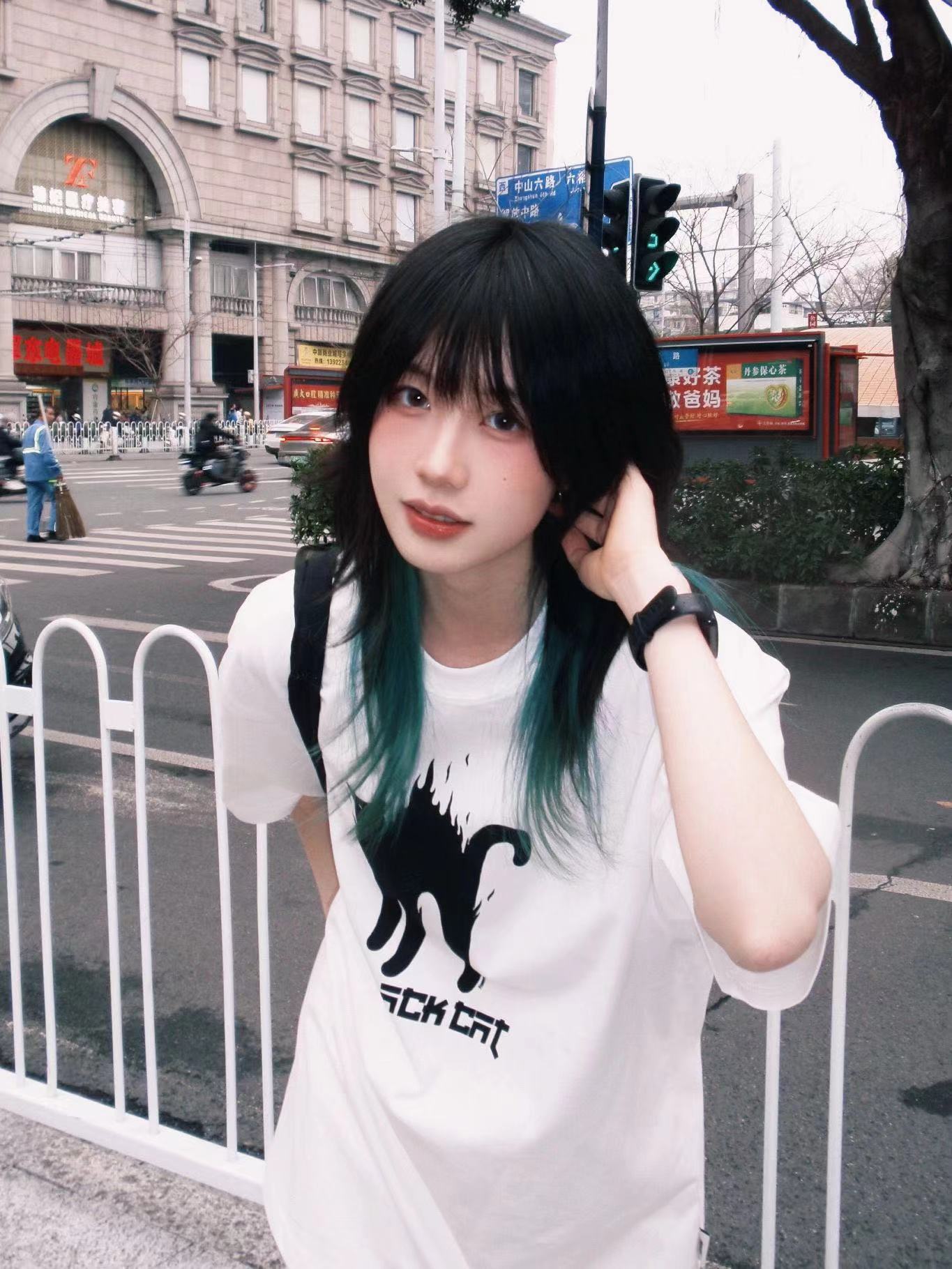 高質量純棉220克精梳緊密手感好直播品質前印花短袖t恤女