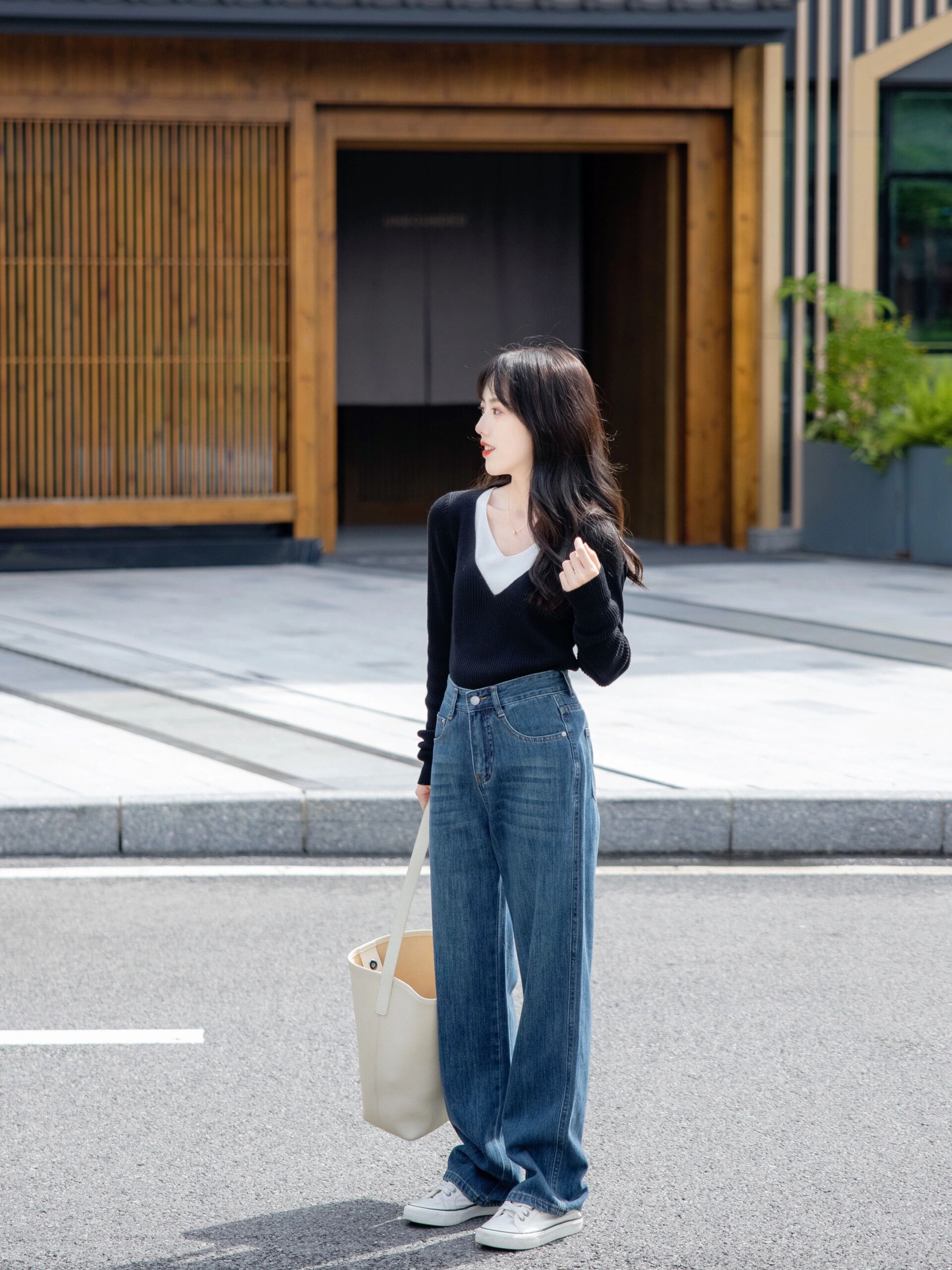 小清新日系圓領短款外搭2024春季毛衣開衫針織外套女加厚學生上衣
