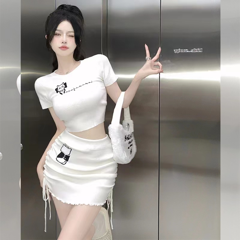已出貨 純欲風性感蕾絲吊帶背心女春季短款修身辣妹顯瘦內搭