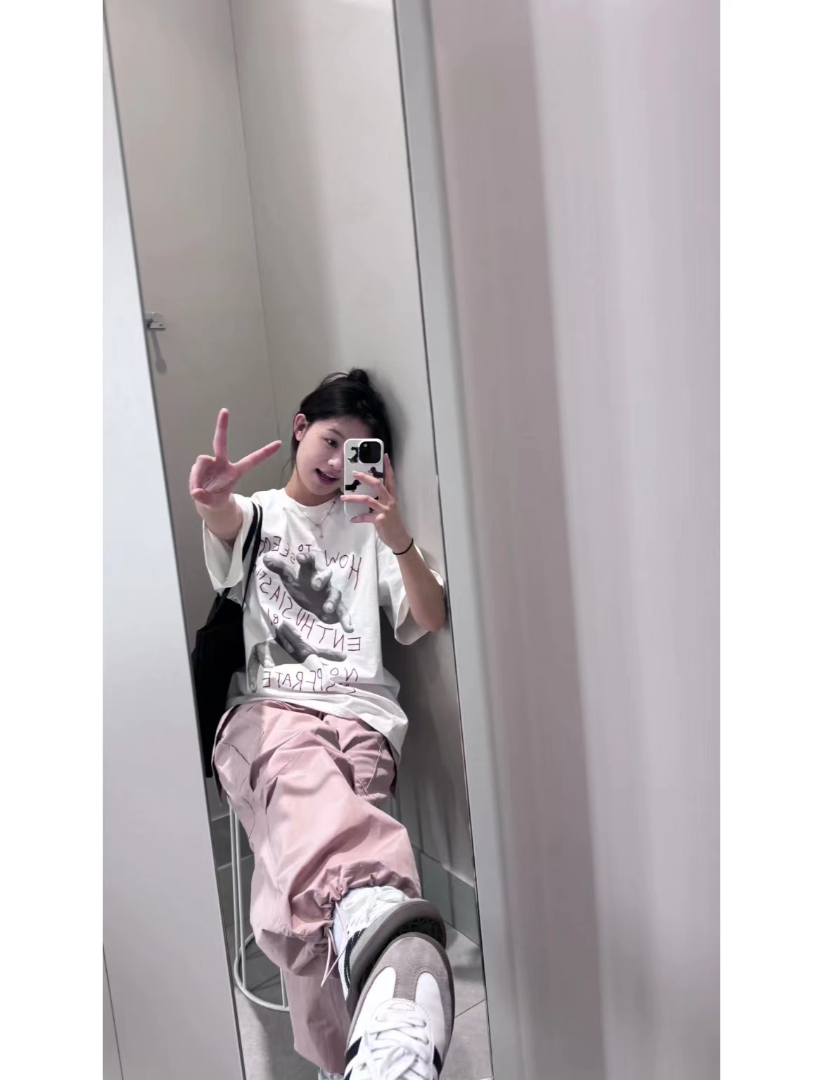 高質量純棉220克精梳緊密手感好直播品質前印花短袖t恤女