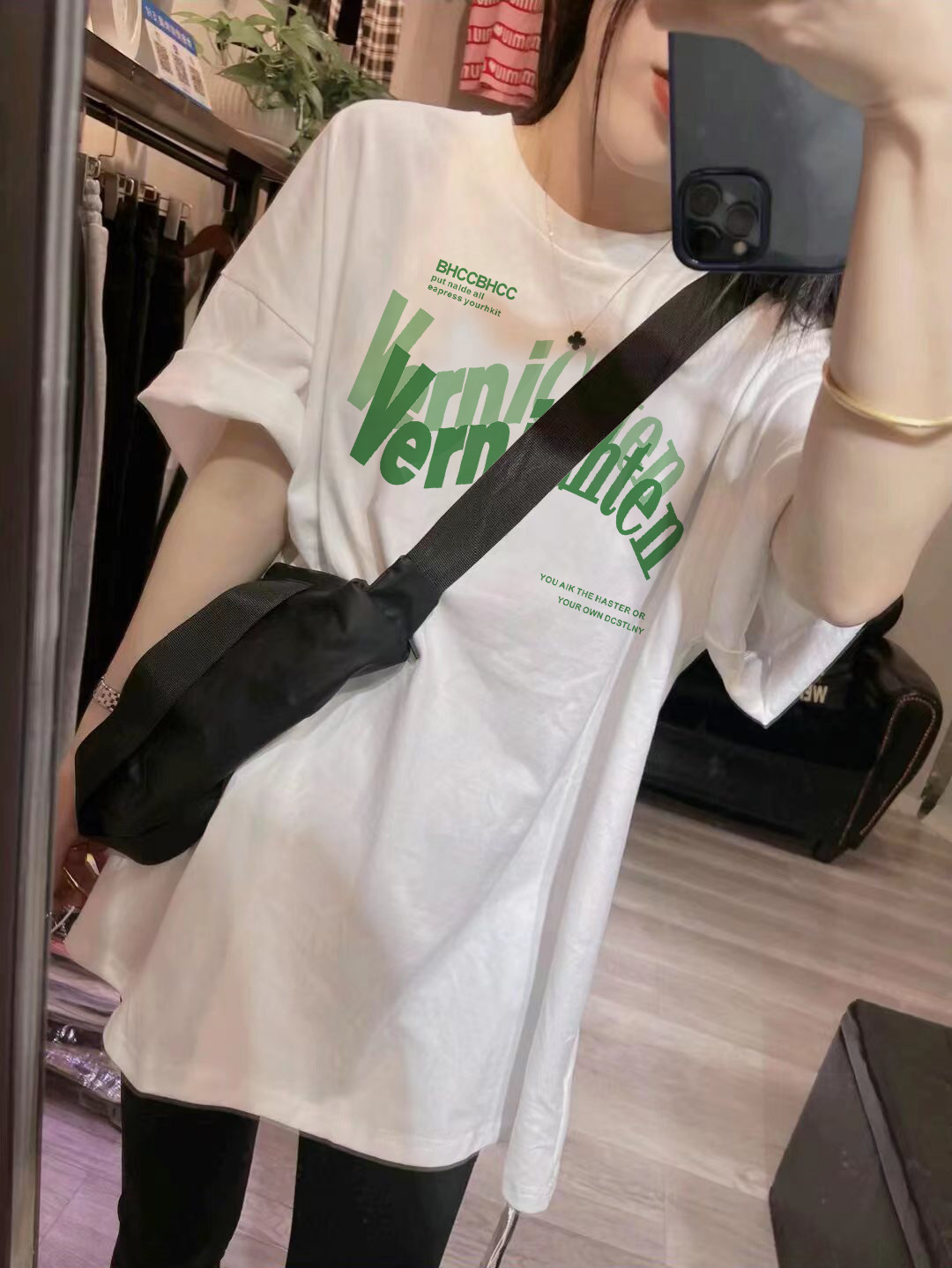 夏季新款中長款短袖t恤女寬鬆顯瘦純棉上衣