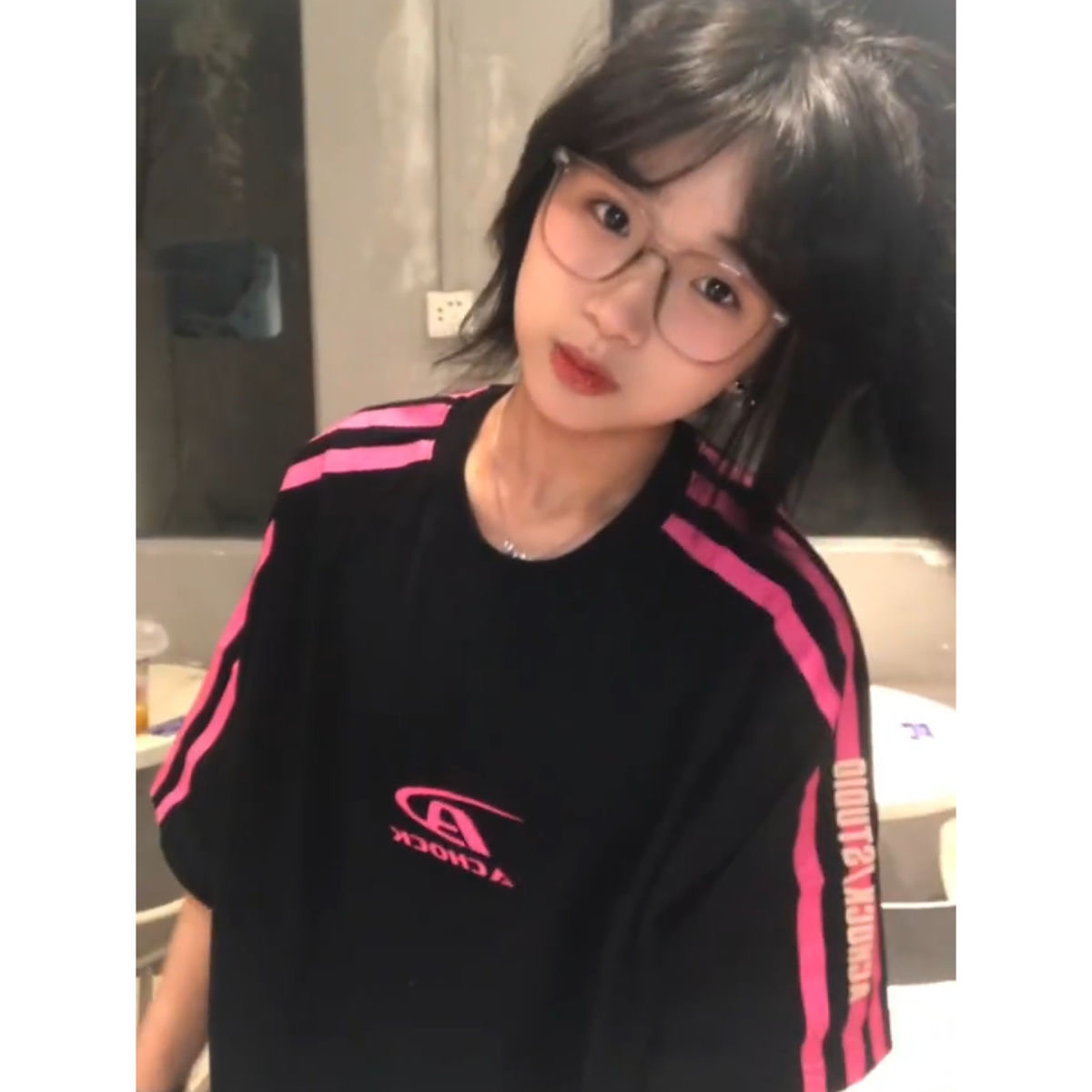 純棉200克精梳緊密賽絡紡短袖t恤女