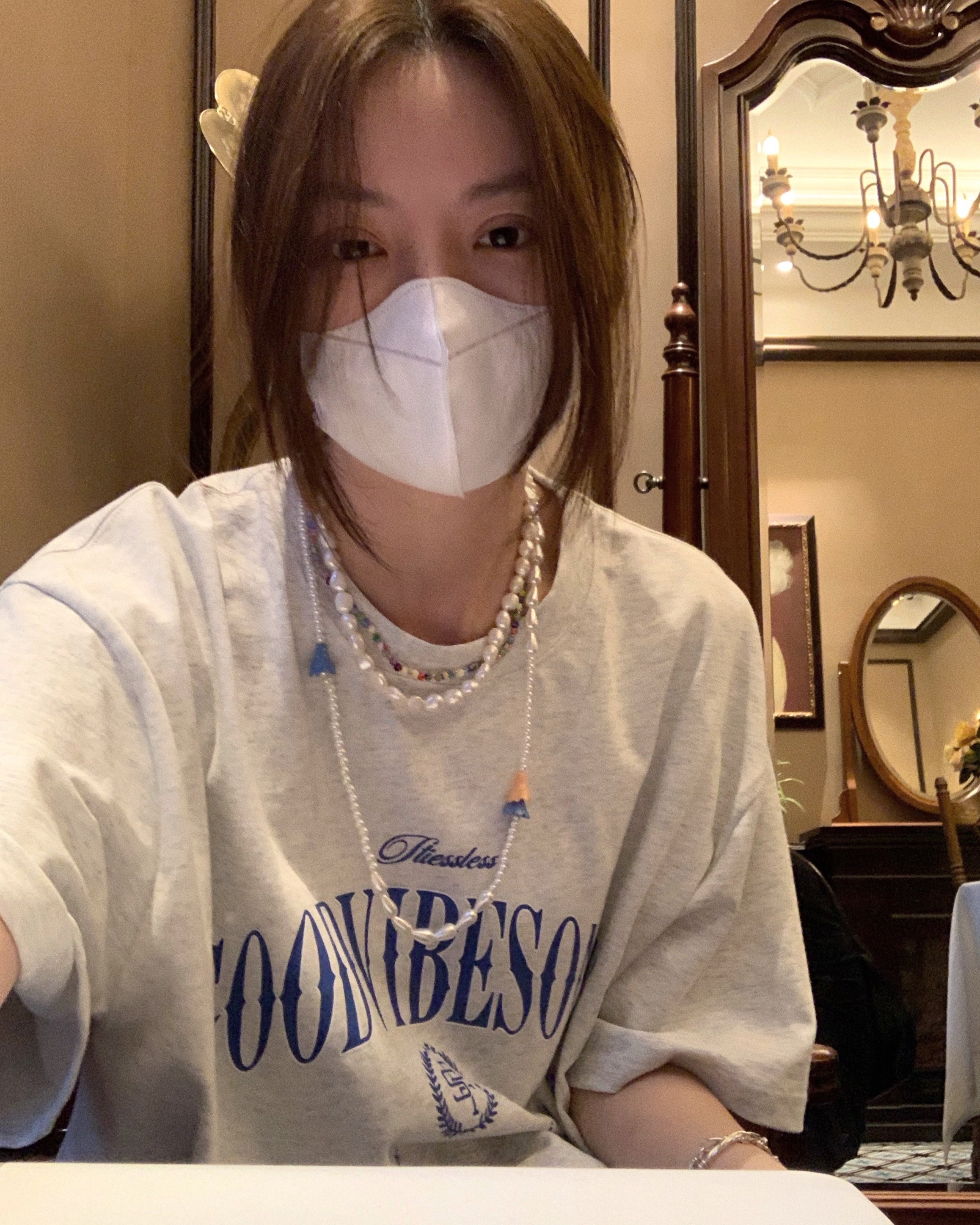 官圖 重磅/精梳純棉 後包領 有縫邊 S-XXXL 夏裝短袖T恤女