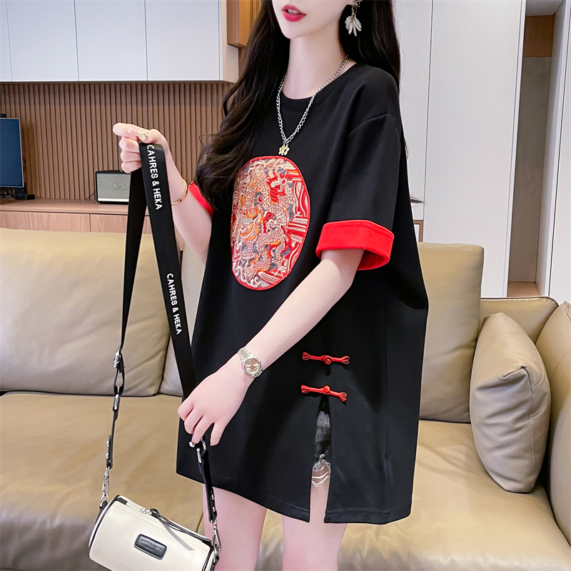 實拍莫代爾純棉網紅ins潮超火短袖t恤女夏季寬鬆設計感百搭上衣