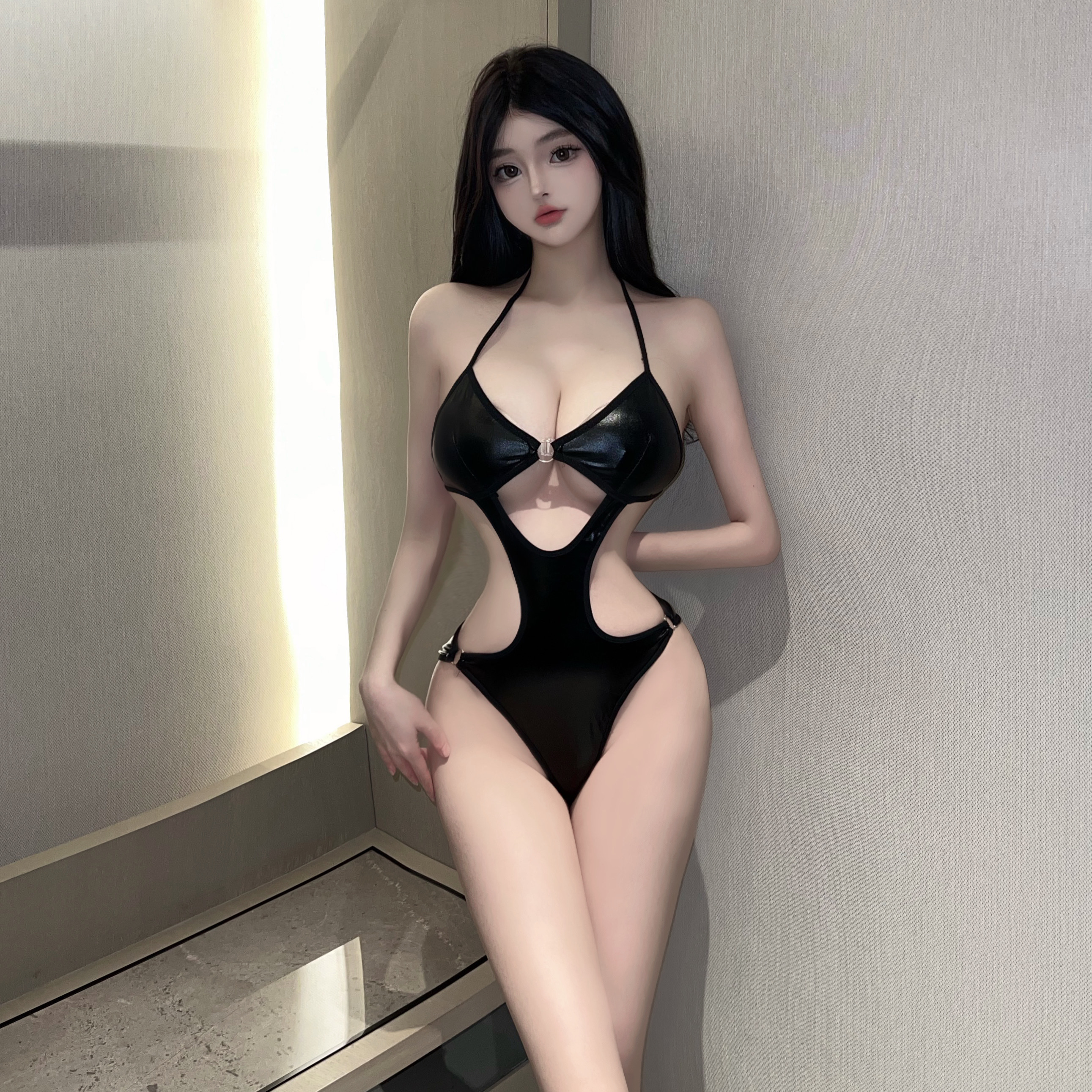 實拍~辣妹連體衣情趣內搭性感女裝